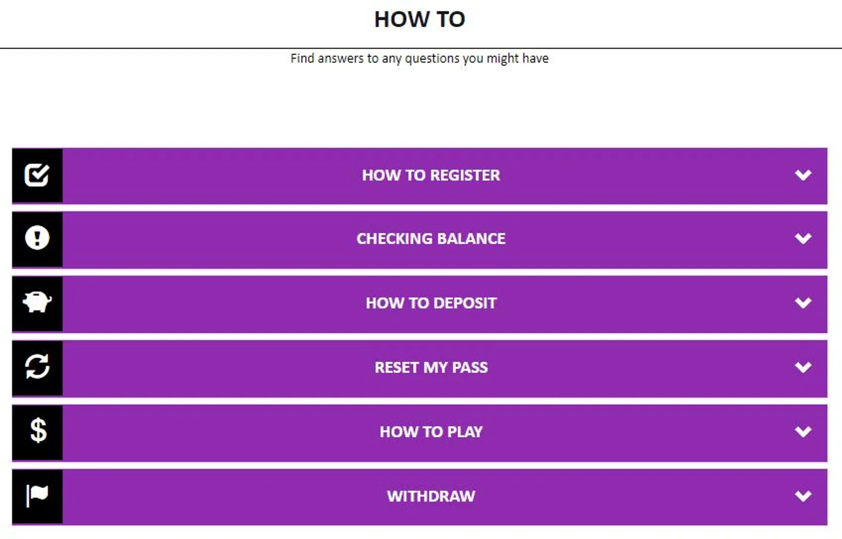 Online betting offers
